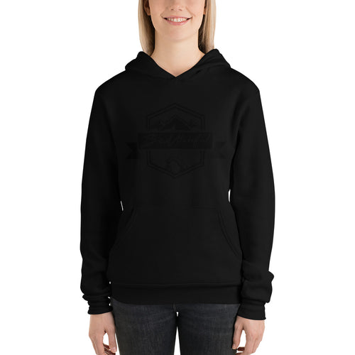 Black on Black Unisex hoodie