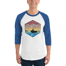 Load image into Gallery viewer, Let&#39;s go Fishing 3/4 sleeve raglan shirt